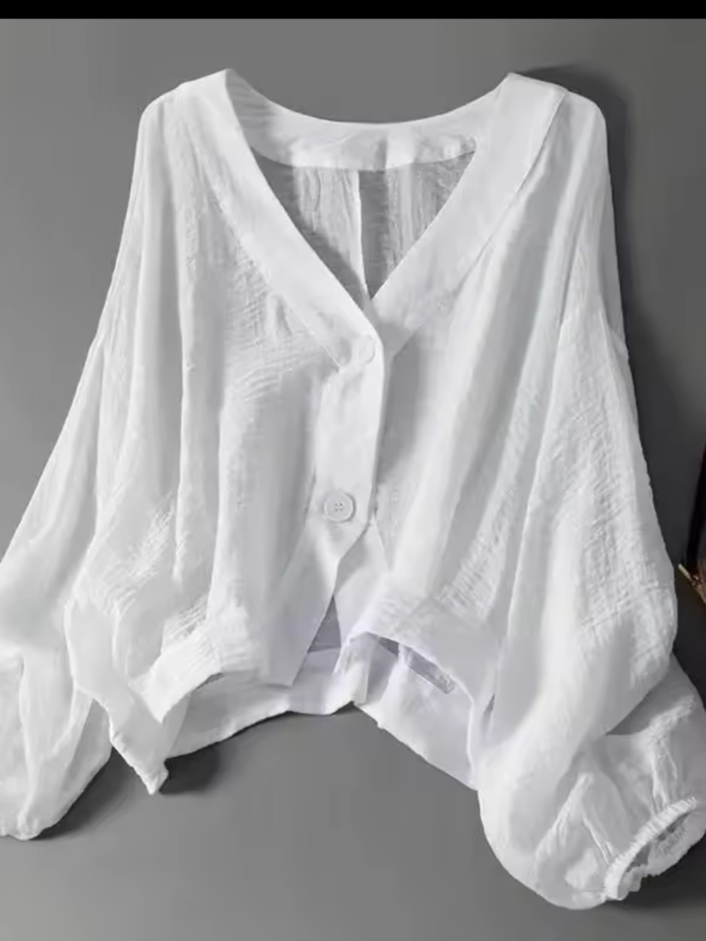 NWT RAGLAN SLEEVES SHORT TOP OR COVER UP OS